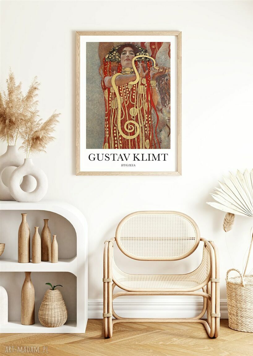 Plakat Gustav Klimt „Hygieia” - format 30x40 cm