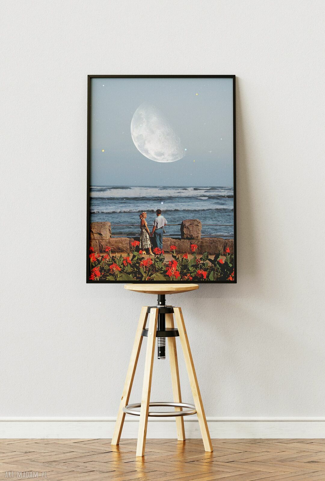 Plakat "Gwiazdy w Twoich oczach" - kolaż Fine Art A3