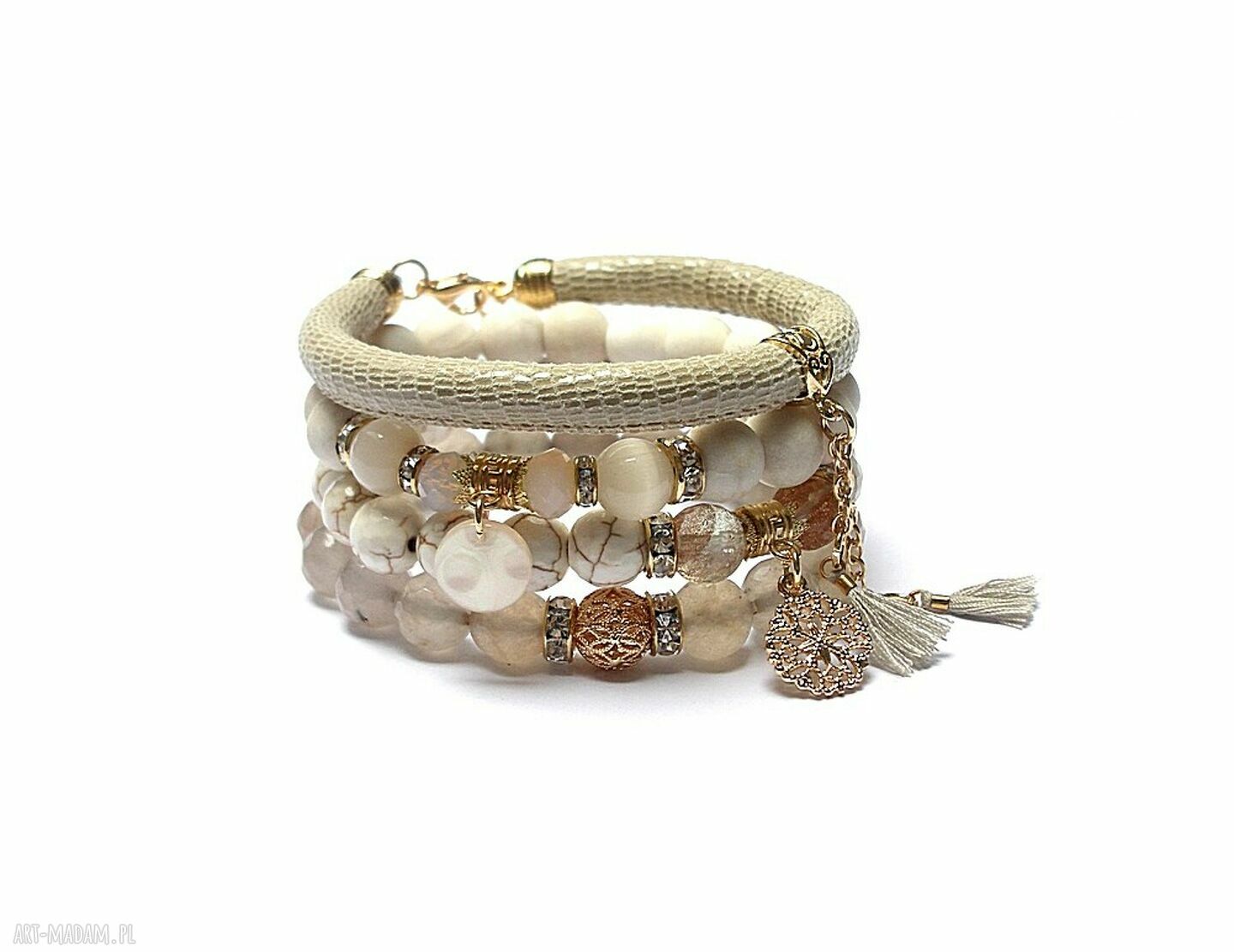 Gwiezdny Pył Vol Set - boho zestaw bransoletek ręcznie robiony