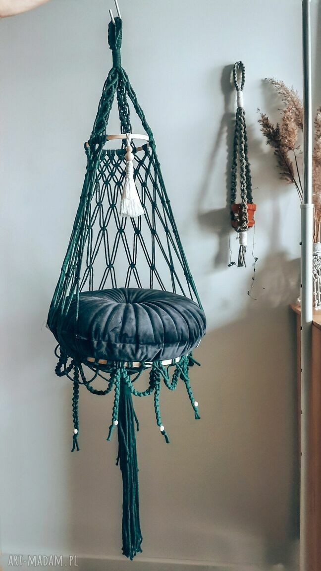 Hamak dla kota legowisko huśtawka makrama HandMade