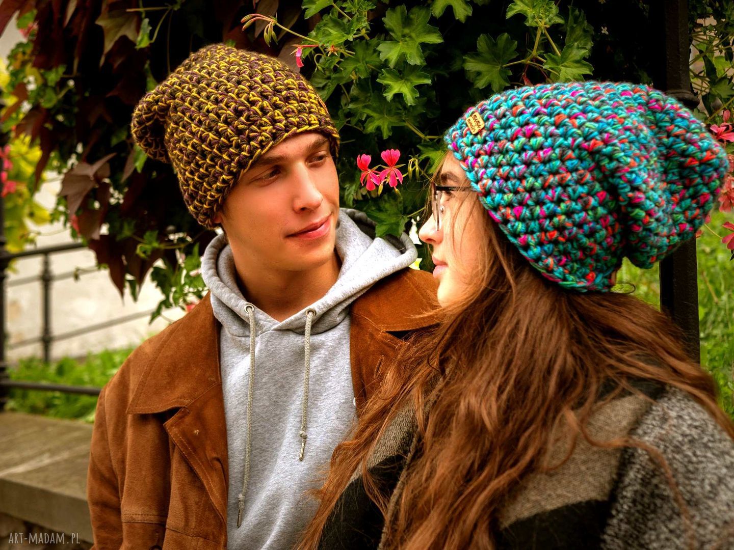 Czapka Hand Made No. 039 / beanie / szydło