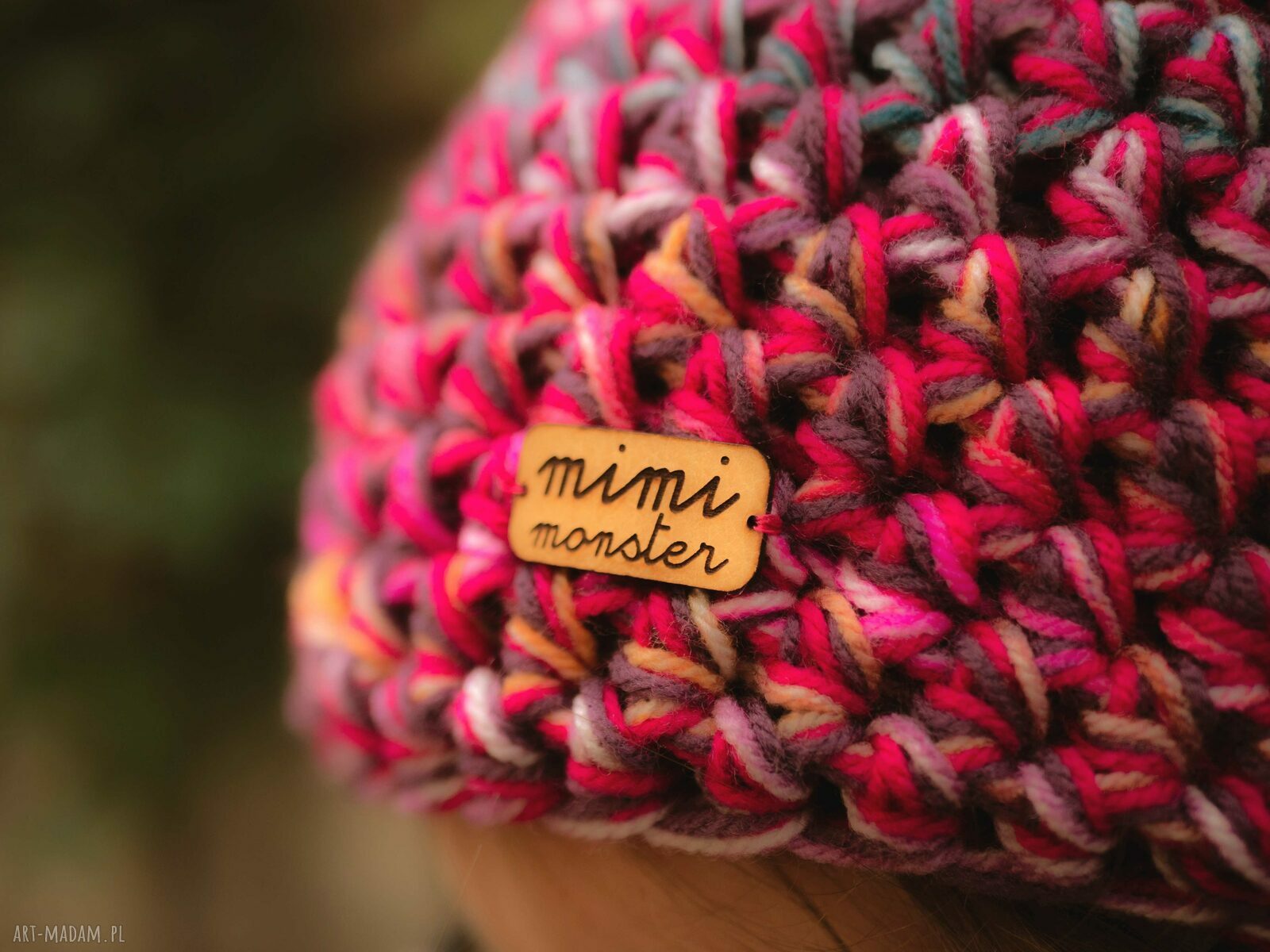 Czapka Hand Made No. 040 / beanie / szydło
