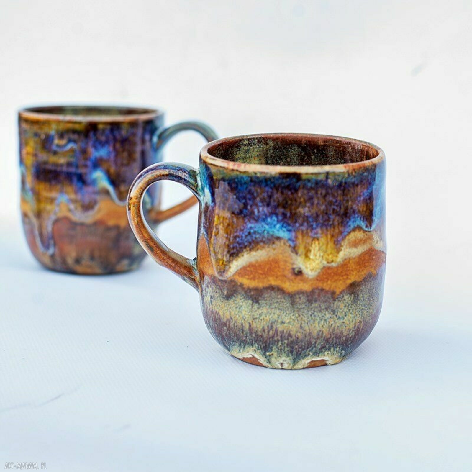 Ręcznie robiony kubek ceramiczny Kora 450 ml