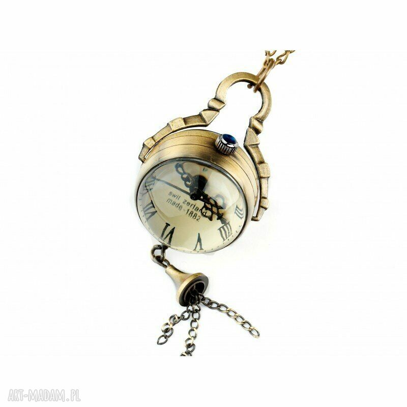Mała kulka (golden) - zegarek handmade vintage - Drobiny Czasu