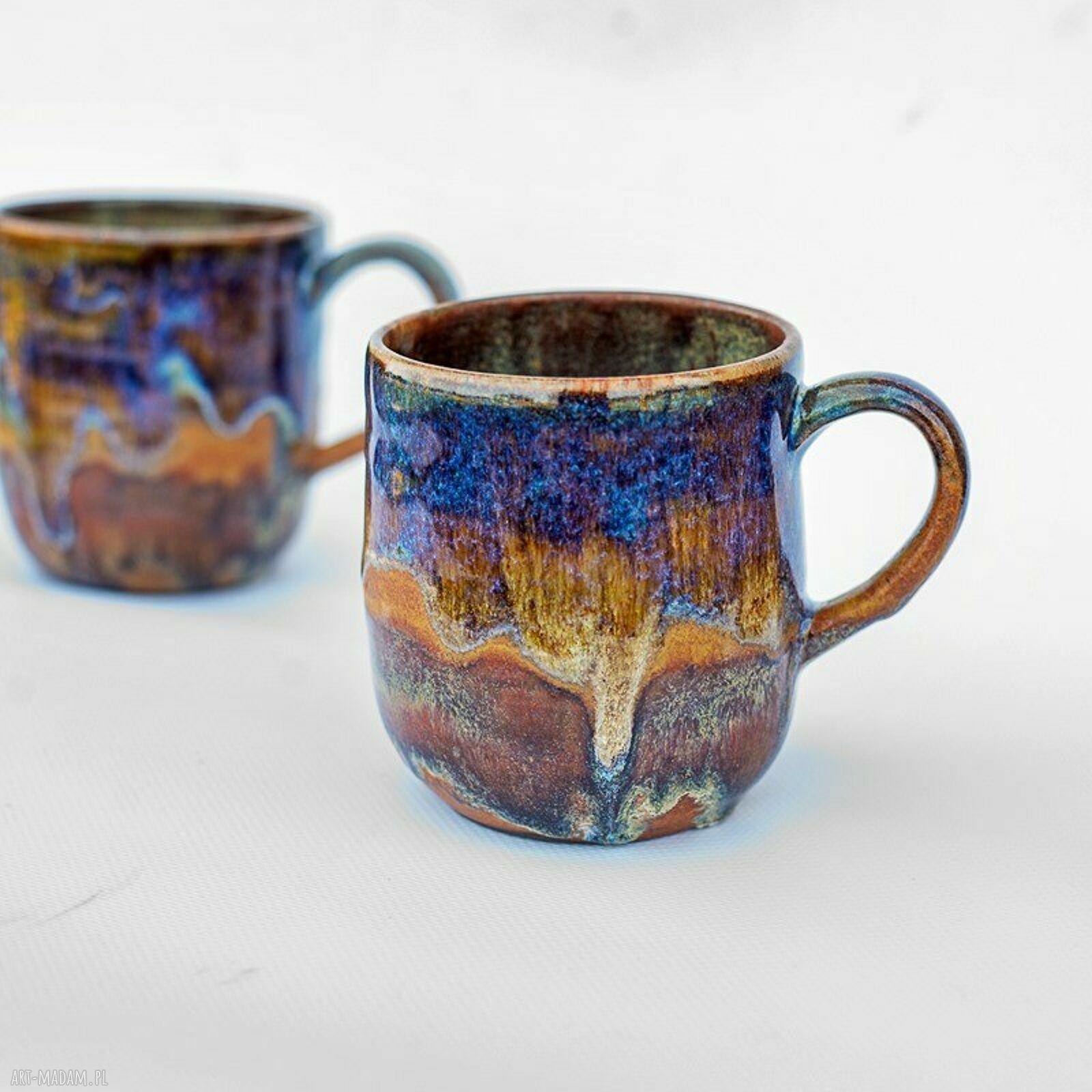 Ręcznie robiony kubek ceramiczny Kora 450 ml