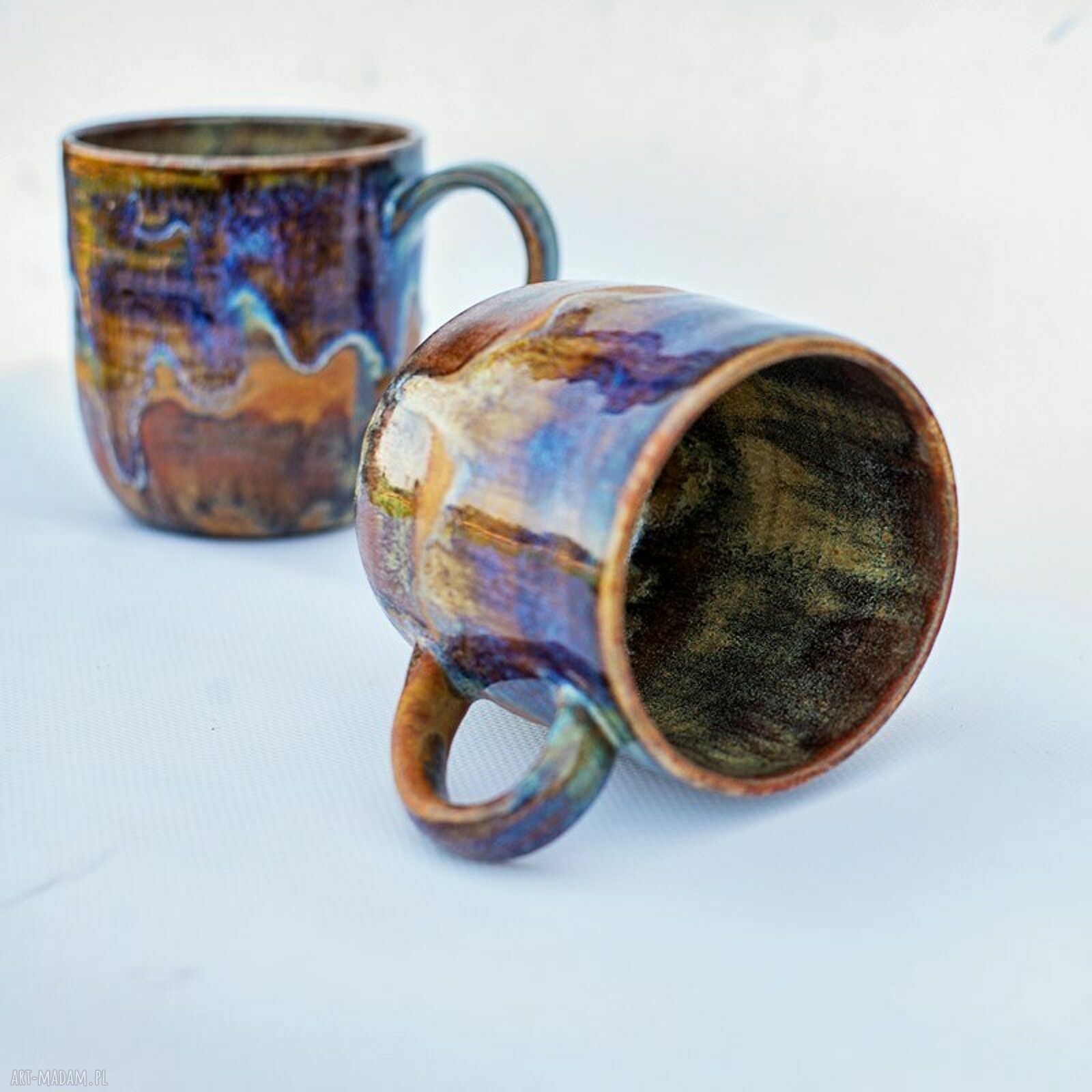Ręcznie robiony kubek ceramiczny Kora 450 ml