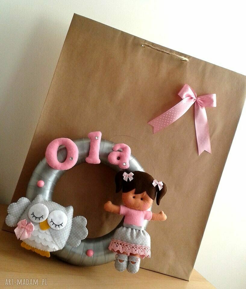 Personalizowana girlanda z imieniem dziecka