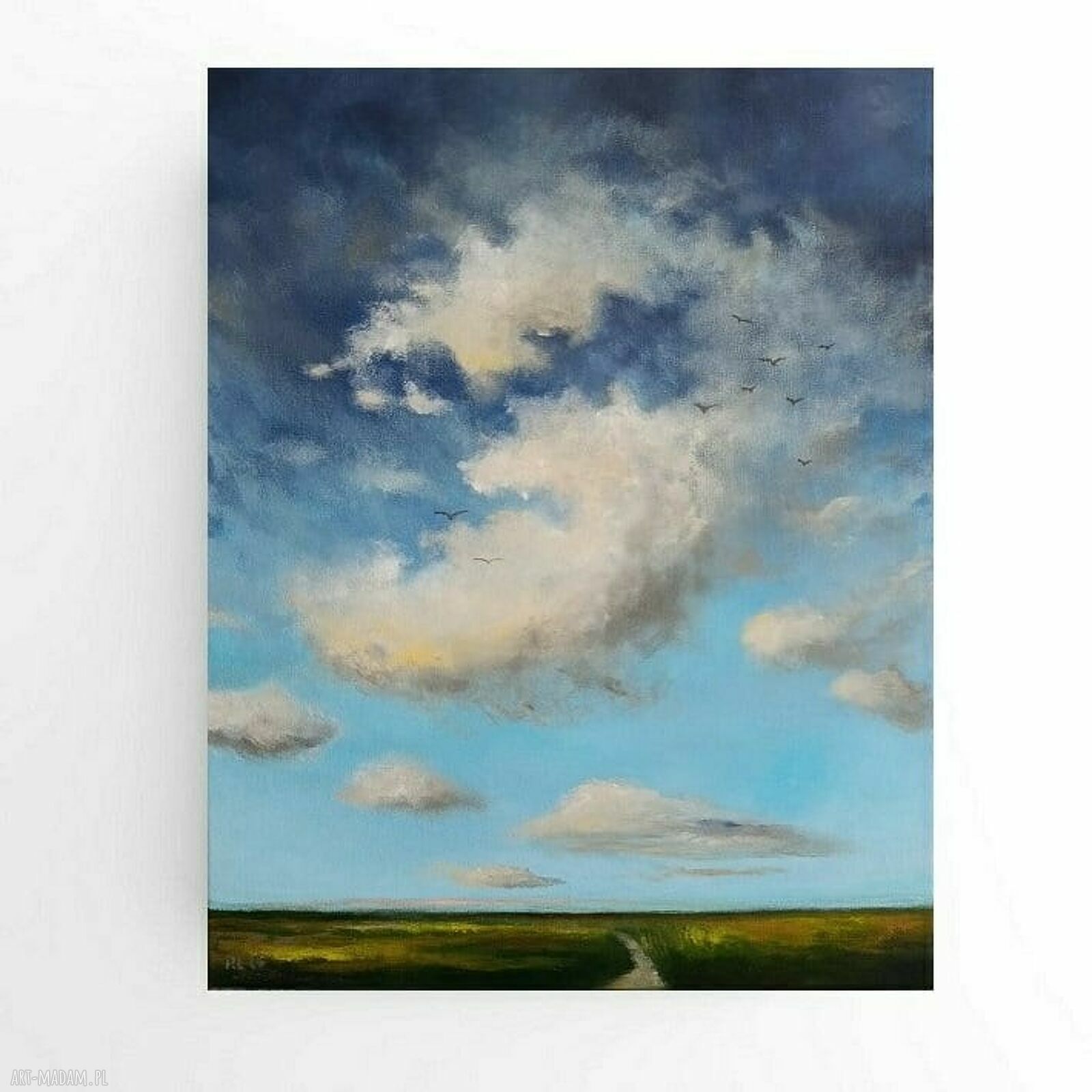 Harmonia myśli - obraz akrylowy, pejzaż na płótnie 50x40 cm
