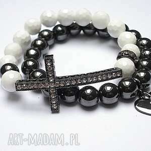 crucifix - white and black