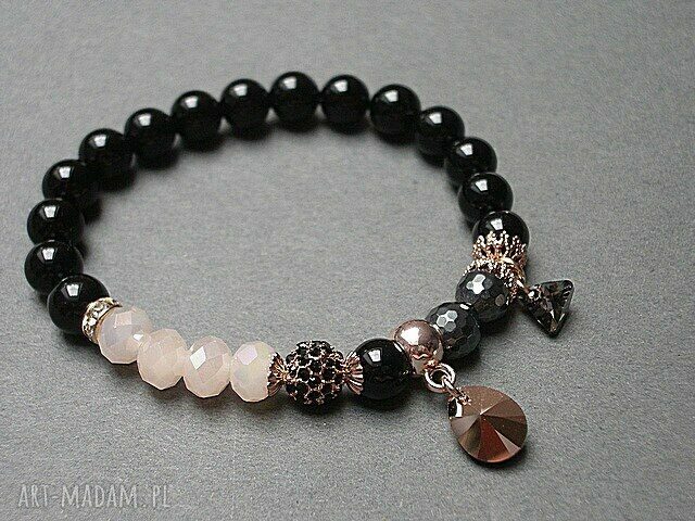 KOLEKCJA RICH BLACK AND ROSE GOLD Ręczne wykonanie