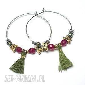 alloys collection boho olivine - kolczyki