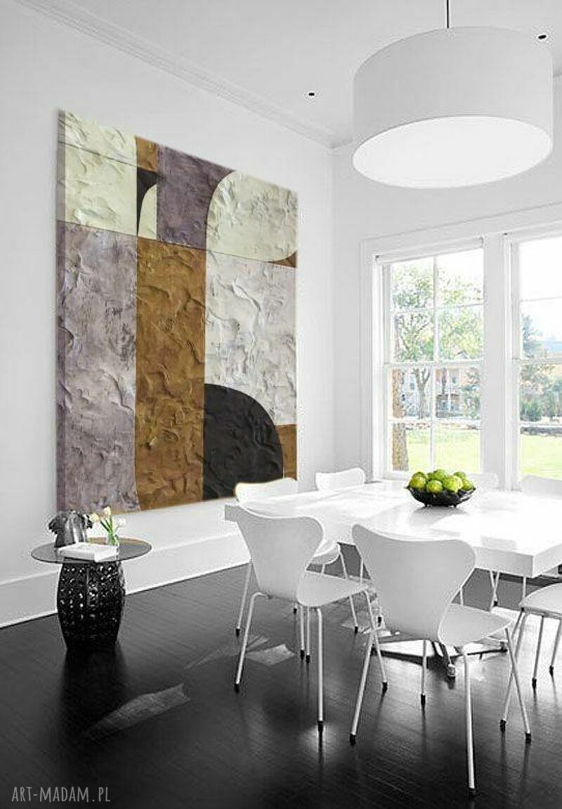 Hermosas Formas - wielkoformatowy obraz abstrakcyjny na płótnie art&texture 80x170 cm