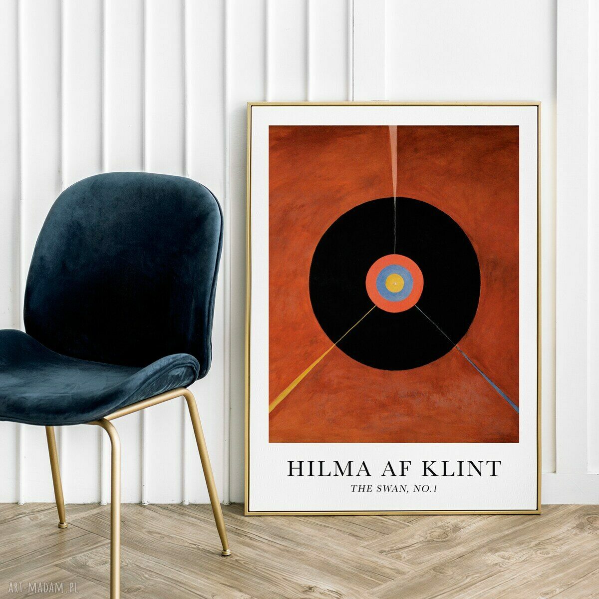 Plakat Hilma af Klint „The Swan No 1” w formacie 40x50 cm