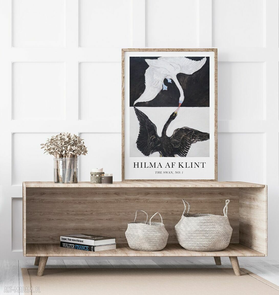 Hilma af Klint The Swan - plakat 50x70 cm