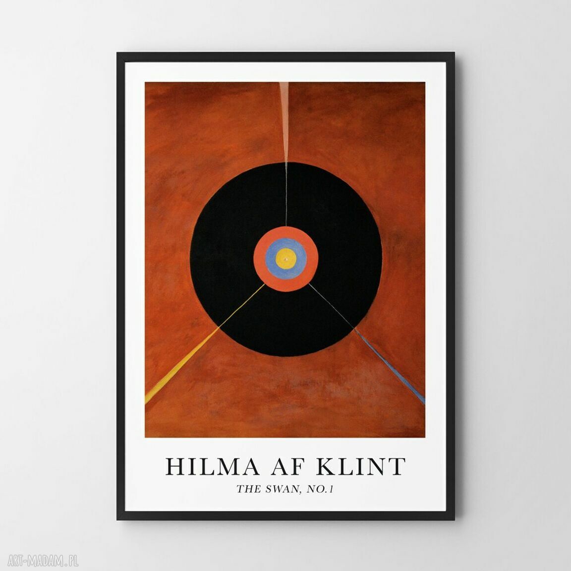 Plakat Hilma af Klint „The Swan No 1” w formacie 40x50 cm