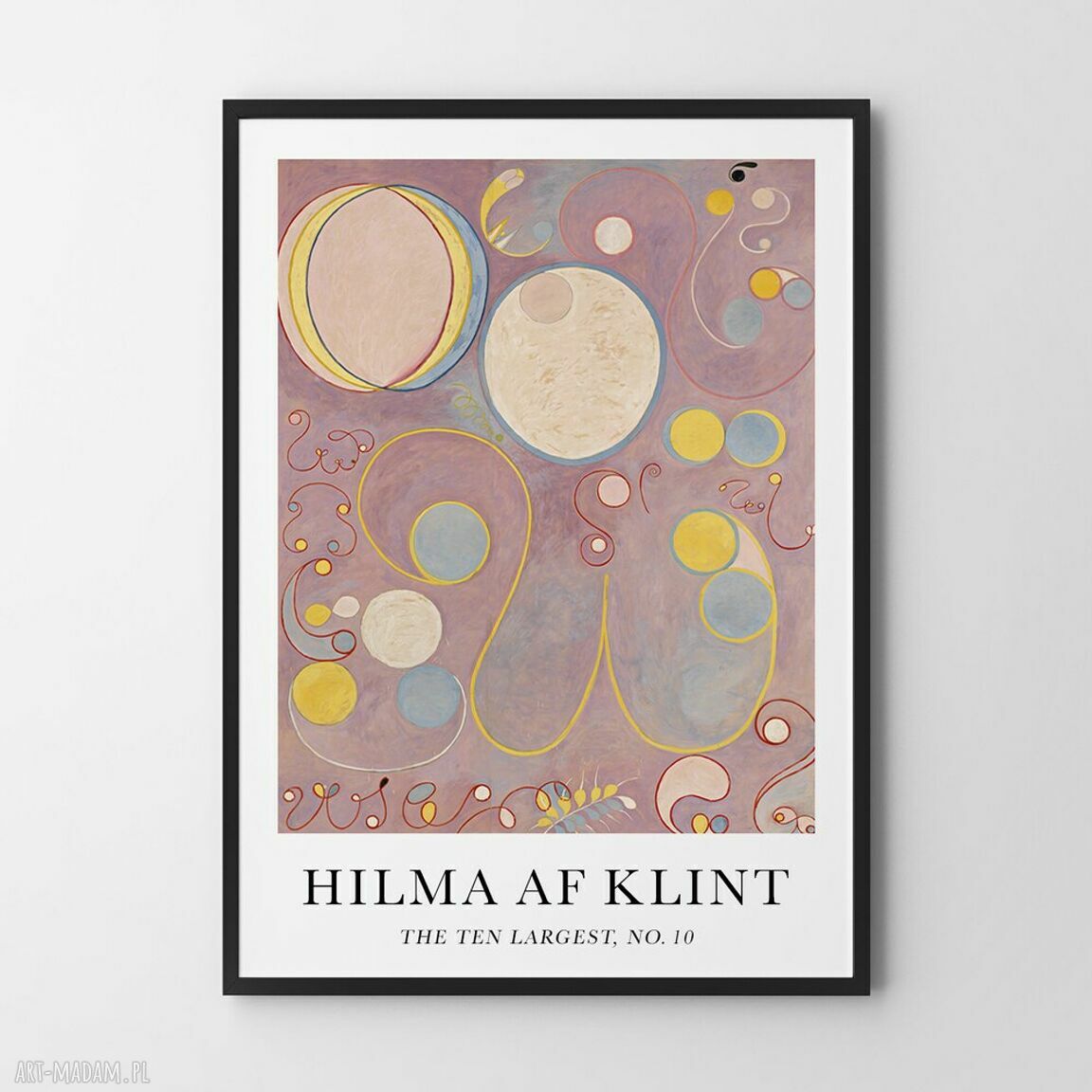 Plakat Hilma af Klint The Ten Largest No. 10 w formacie 40x50 cm do salonu