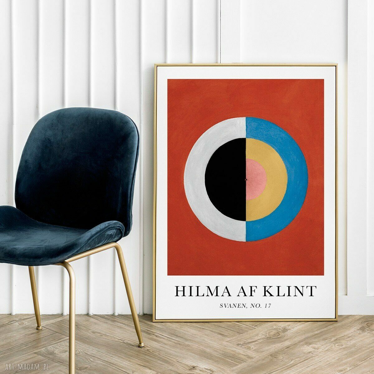 Hilma af Klint „Svanen No. 17” - plakat 50x70 cm w wariantach kolorystycznych