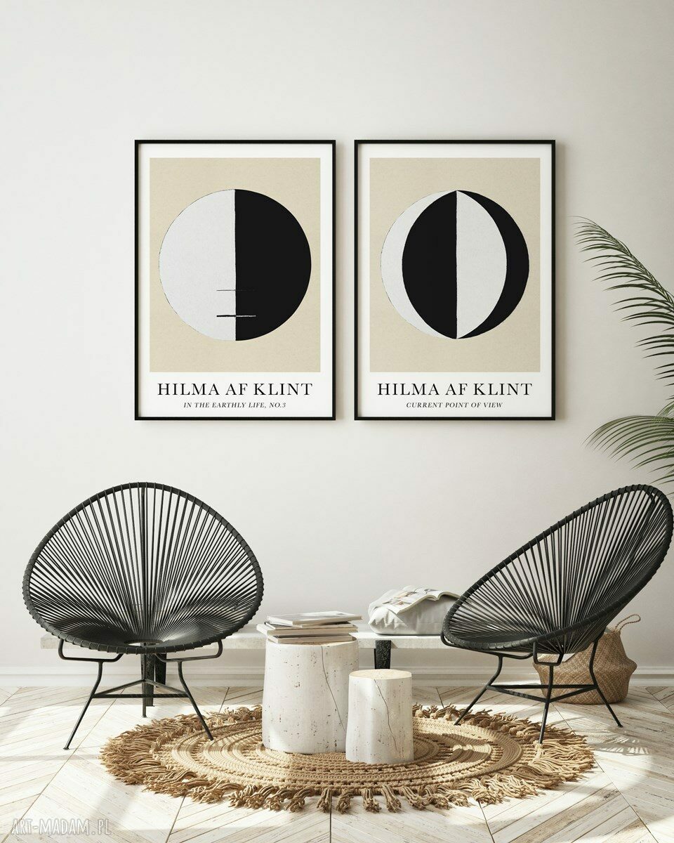 Hilma af Klint Current point of view - plakat 30x40 cm do wnętrza