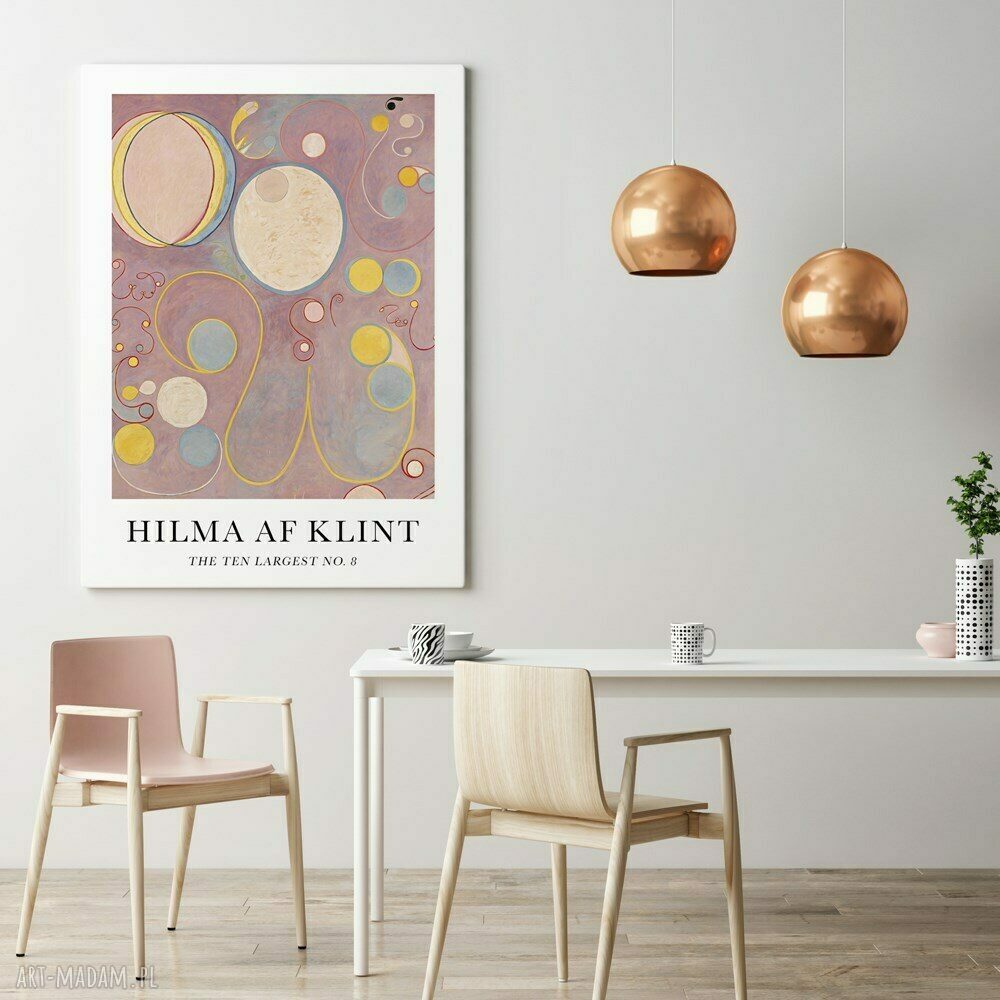 Hilma af Klint Pink - plakat 30x40 cm