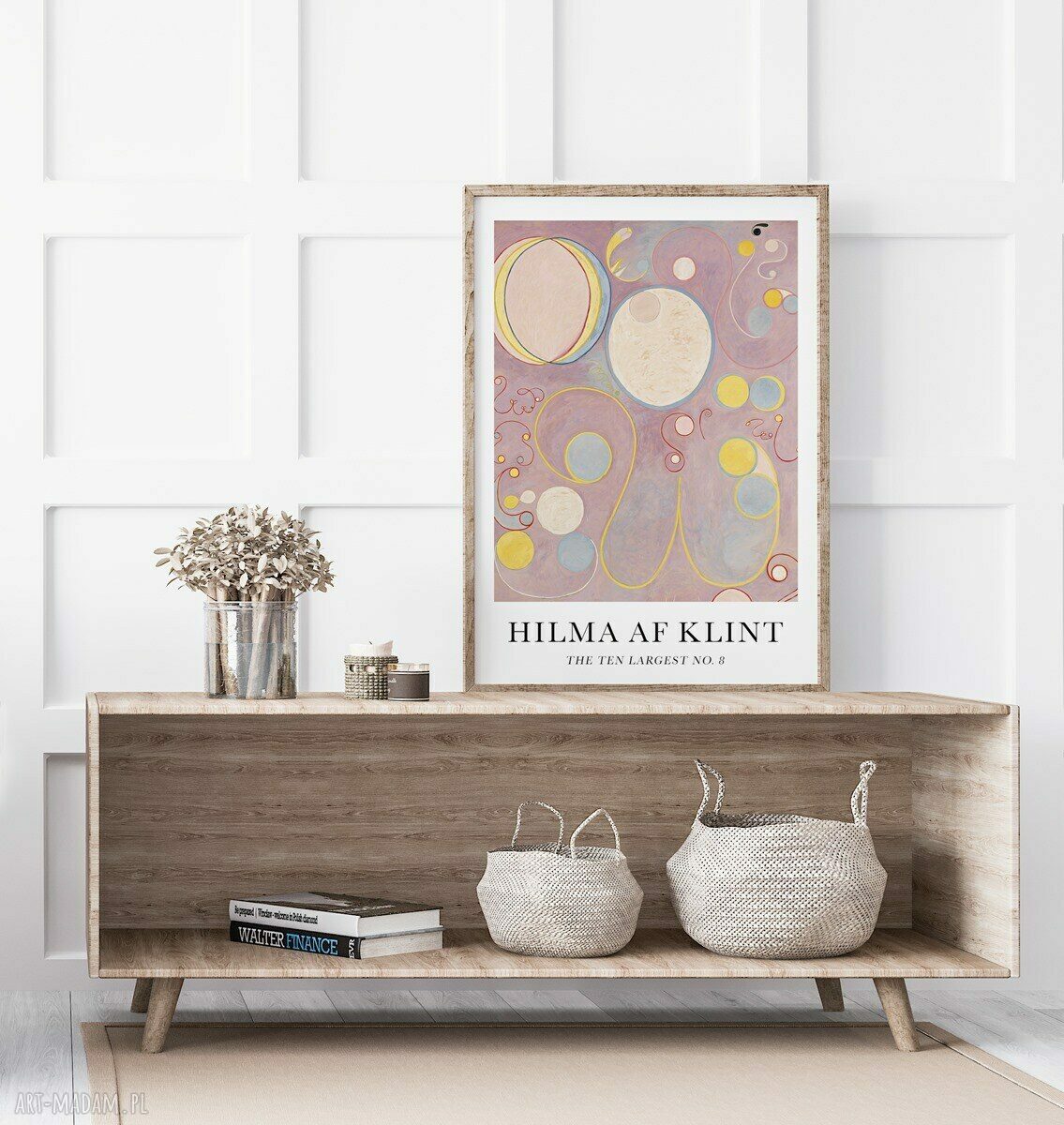 Hilma af Klint Pink - plakat 30x40 cm