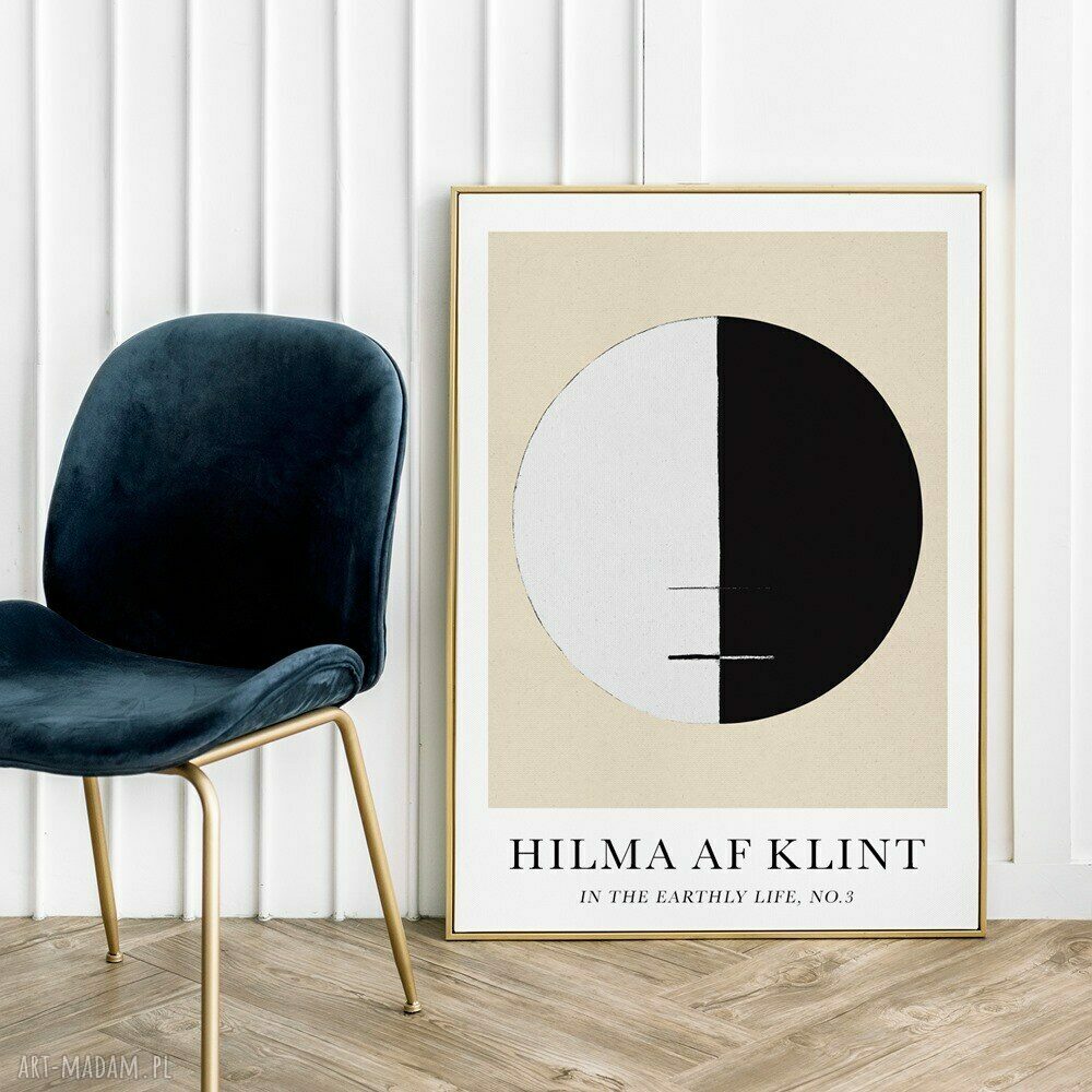 Plakat Hilma af Klint "In the Earthly Life No. 3" 40x50 cm