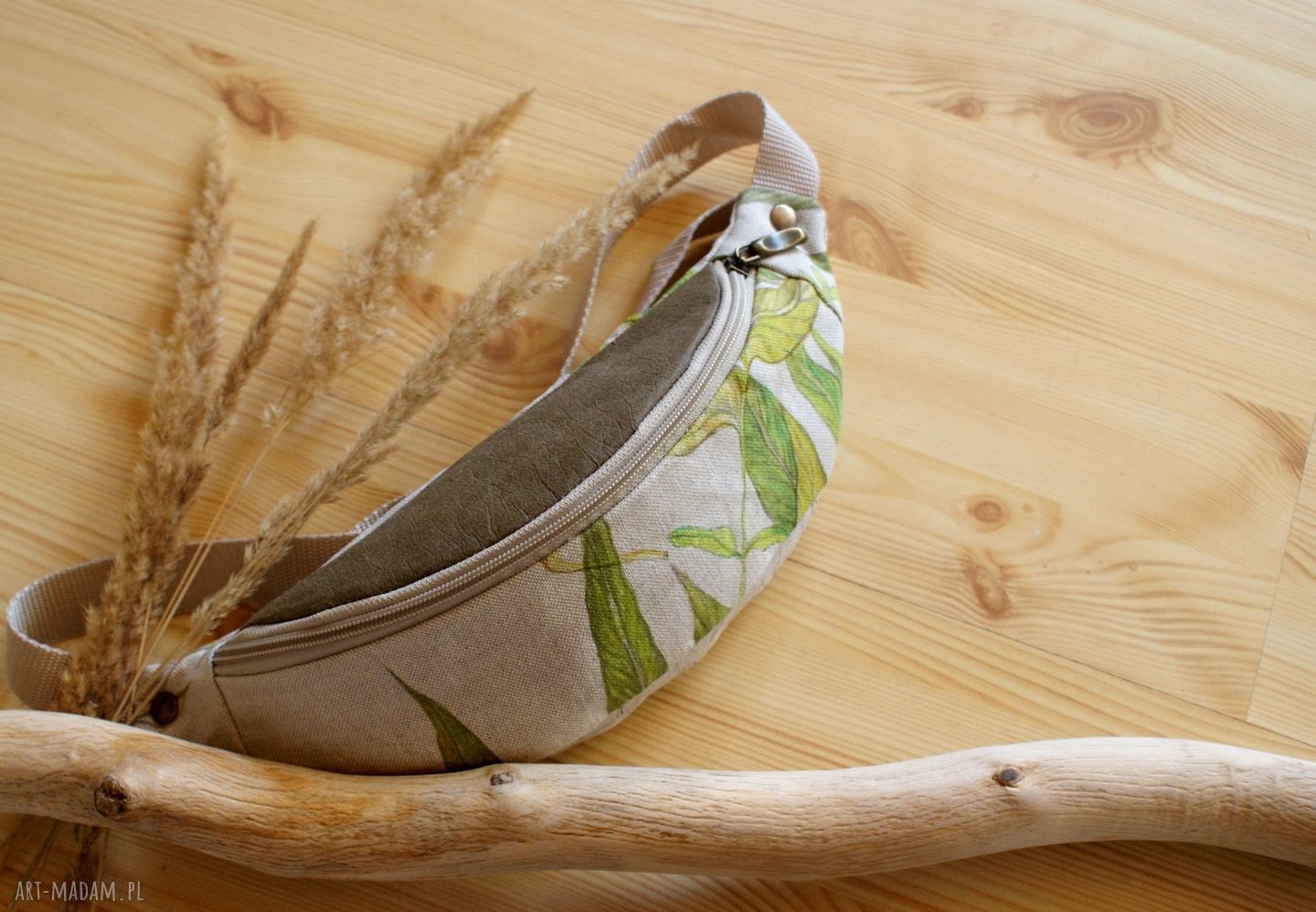 Nerka len lipa vege lato hippie vegan boho niewielka torebka
