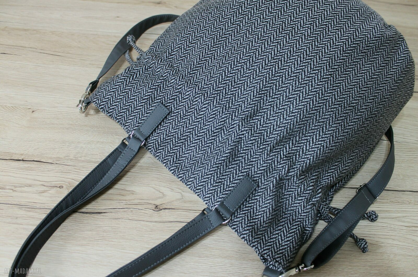 HOBO SACK - SAKIEWKA - tkanina w jodełkę