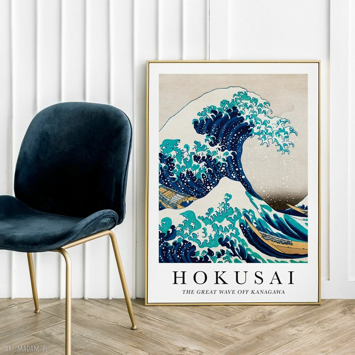 Plakat 30x40 Hokusai „Wielka fala” - nowoczesna dekoracja do mieszkania