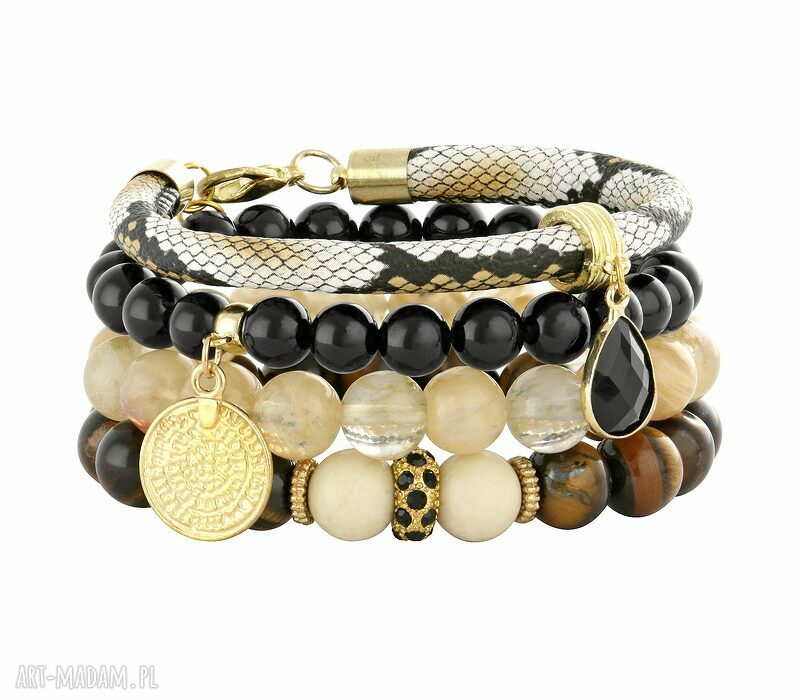 bransoletki: Honey & black pepper hand made