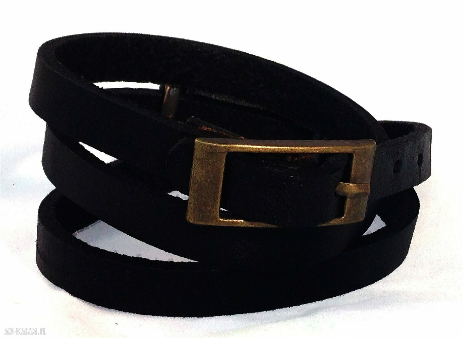 zegarki: Kosogłos Zegarek / bransoletka na skórzanym pasku HandMade