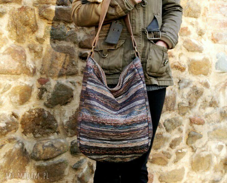 na ramię: IKS worek vege navaho brąz orzech Autorskie