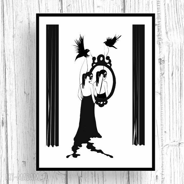 Ilustracja 50x70 cm - elegancka dekoracja ściany Parallel World