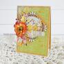 handmade scrapbooking kartki jesienna kartka urodzinowa/imieninowa, 739