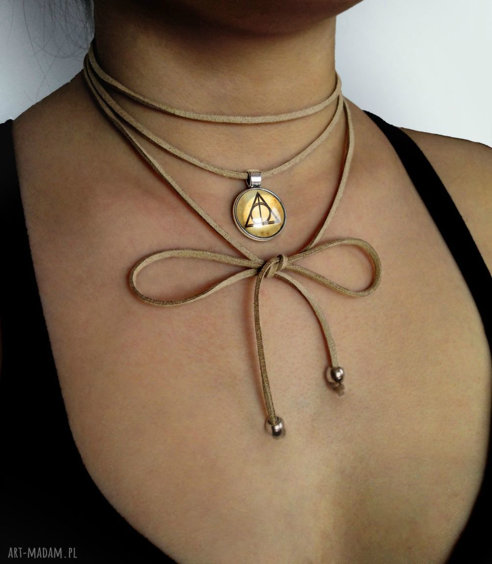 Insygnia Śmierci Choker Handmade Fantasy - art-Madam.pl