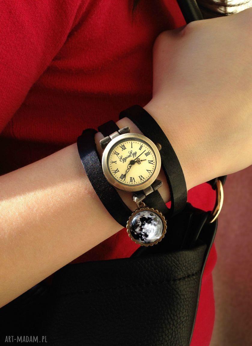 zegarki: Insygnia Śmierci Zegarek / bransoletka na skórzanym pasku Hand Made