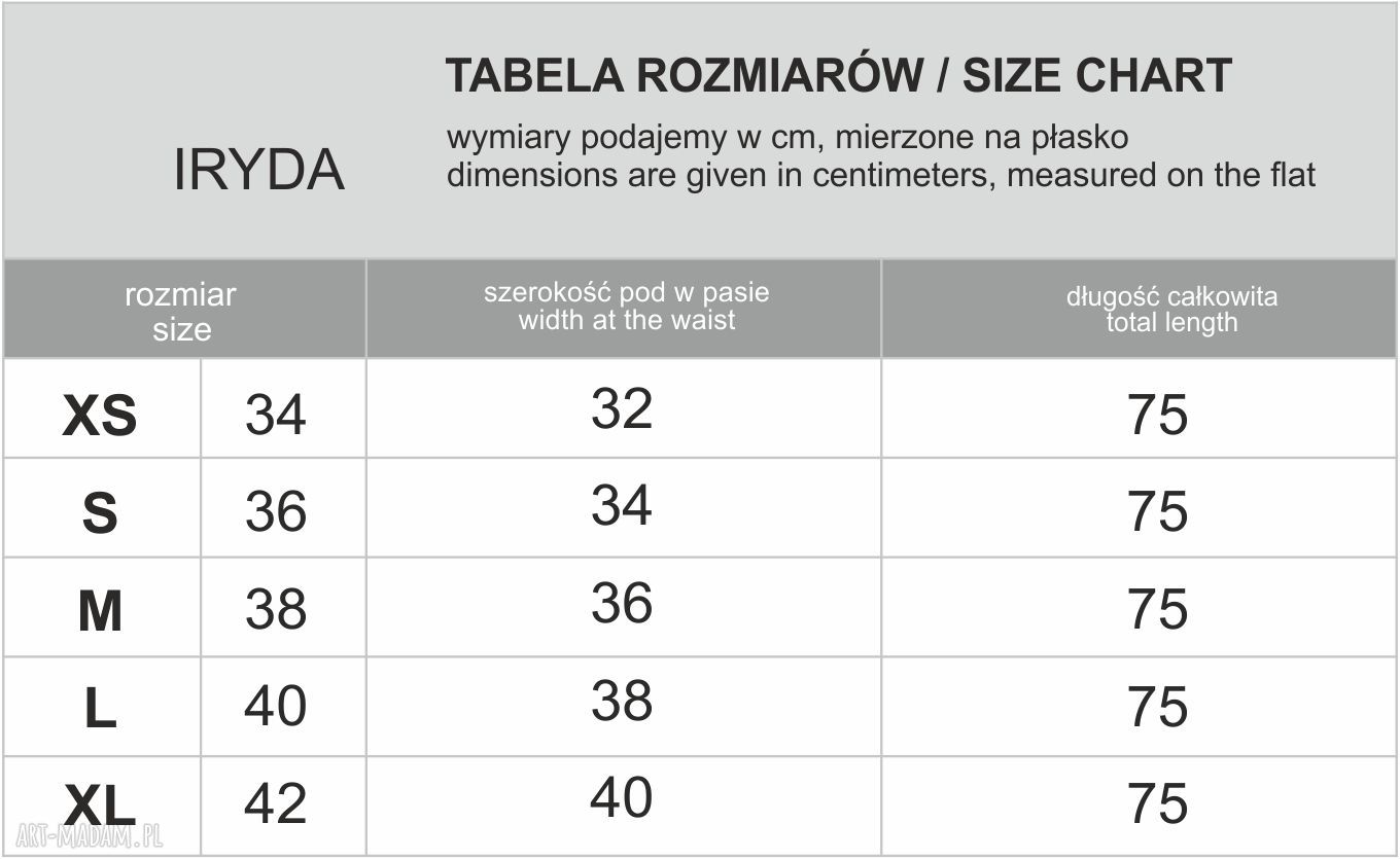 IRYDA twarze | spódnica rozkloszowana z kieszeniami