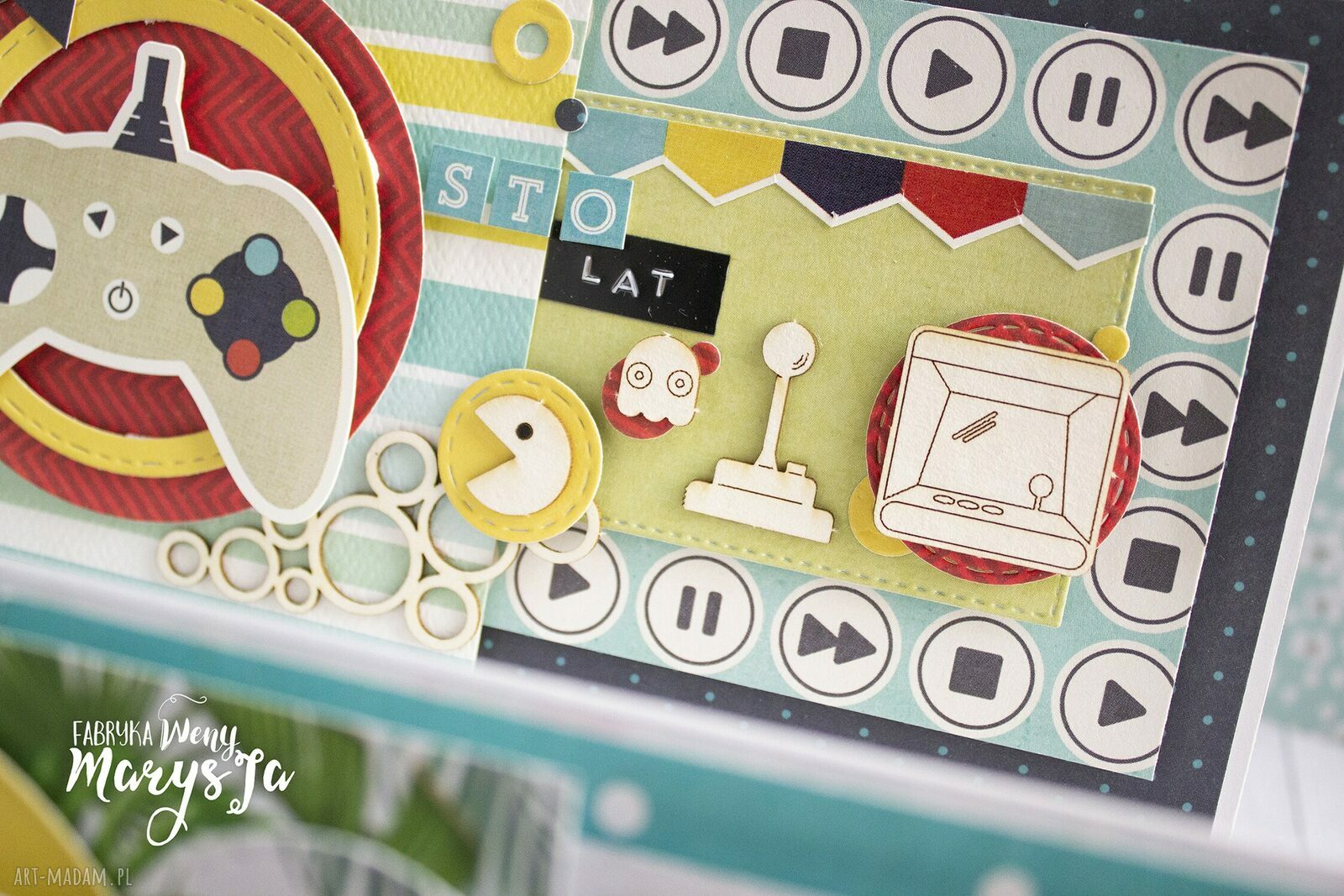 IT - GAME ON - męska kartka z motywem komputerowym i gamingowym