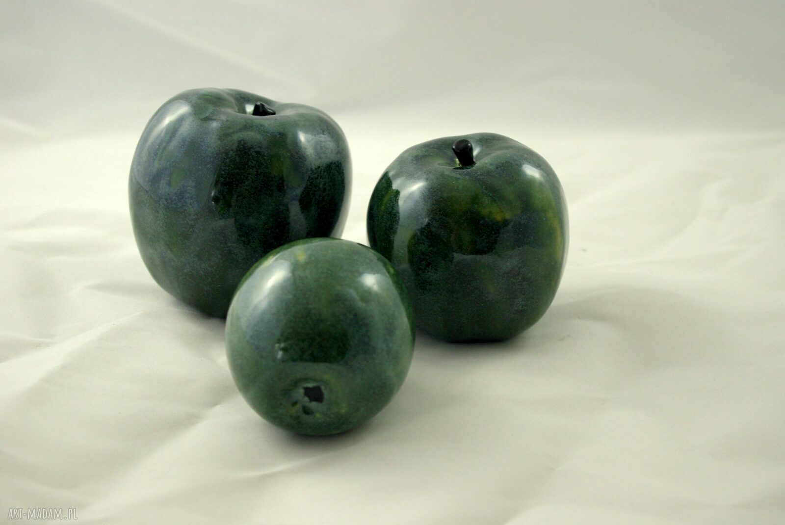 Ceramiczne jabłuszko - ręcznie robione (8-12 cm)