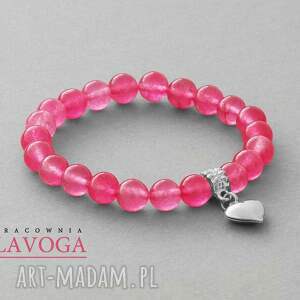 lavoga jade with pendant in candy pink