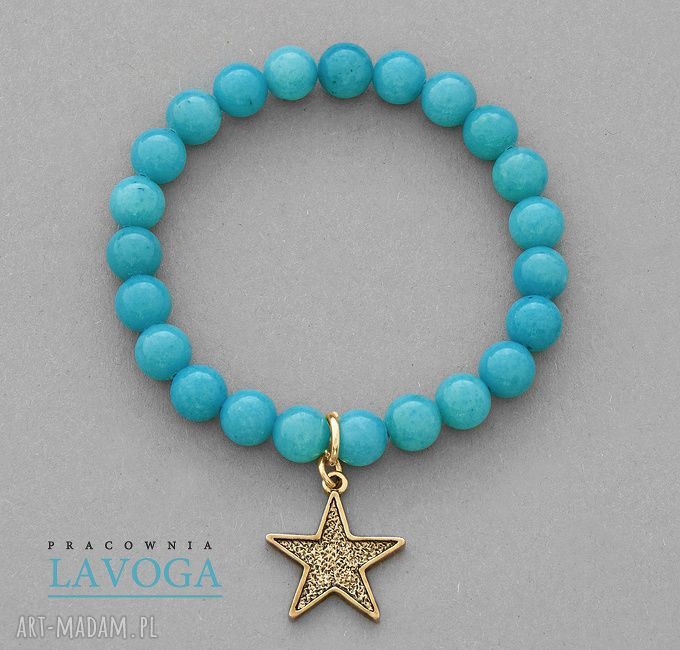 Jade with pendant turquoise zawieszka gwiazdka jadeit modna