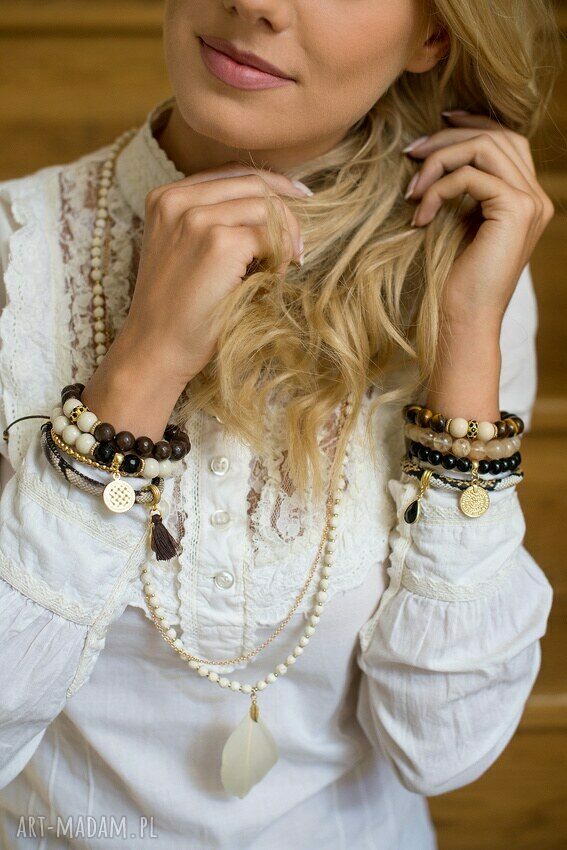 bransoletki: honey & black pepper. Autorskie