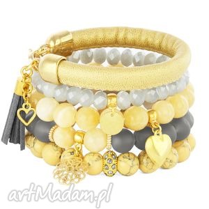 honey gray & golden set