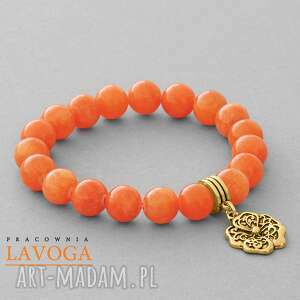 jade with pendant in orange lavoga