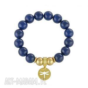 navy blue jade with dragonfly