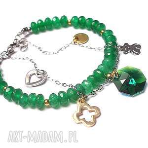 alloys collection emerald bransoletka