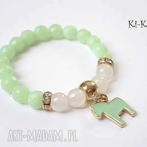 baby shower dla niemowląt - pony light green