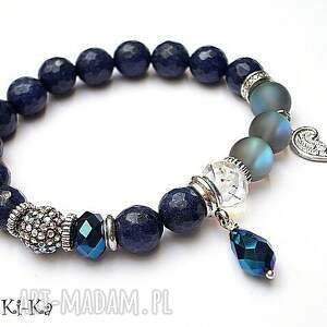 kolekcja rich - midnight blue - srebrne bransoletki