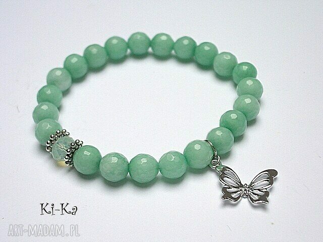mint butterfly hand made