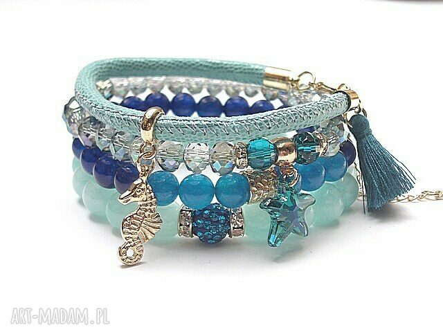 Morskie opowieŚci vol 2016 set jadeity skóra rzemień shamballa