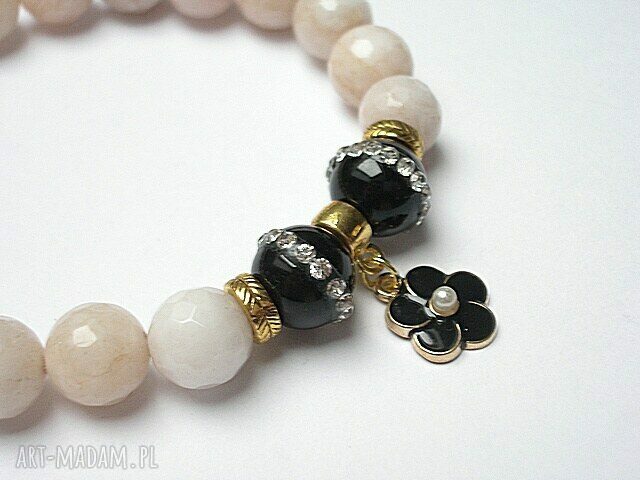NUDE AND BLACK FLOWER /12 2014/ Handmade